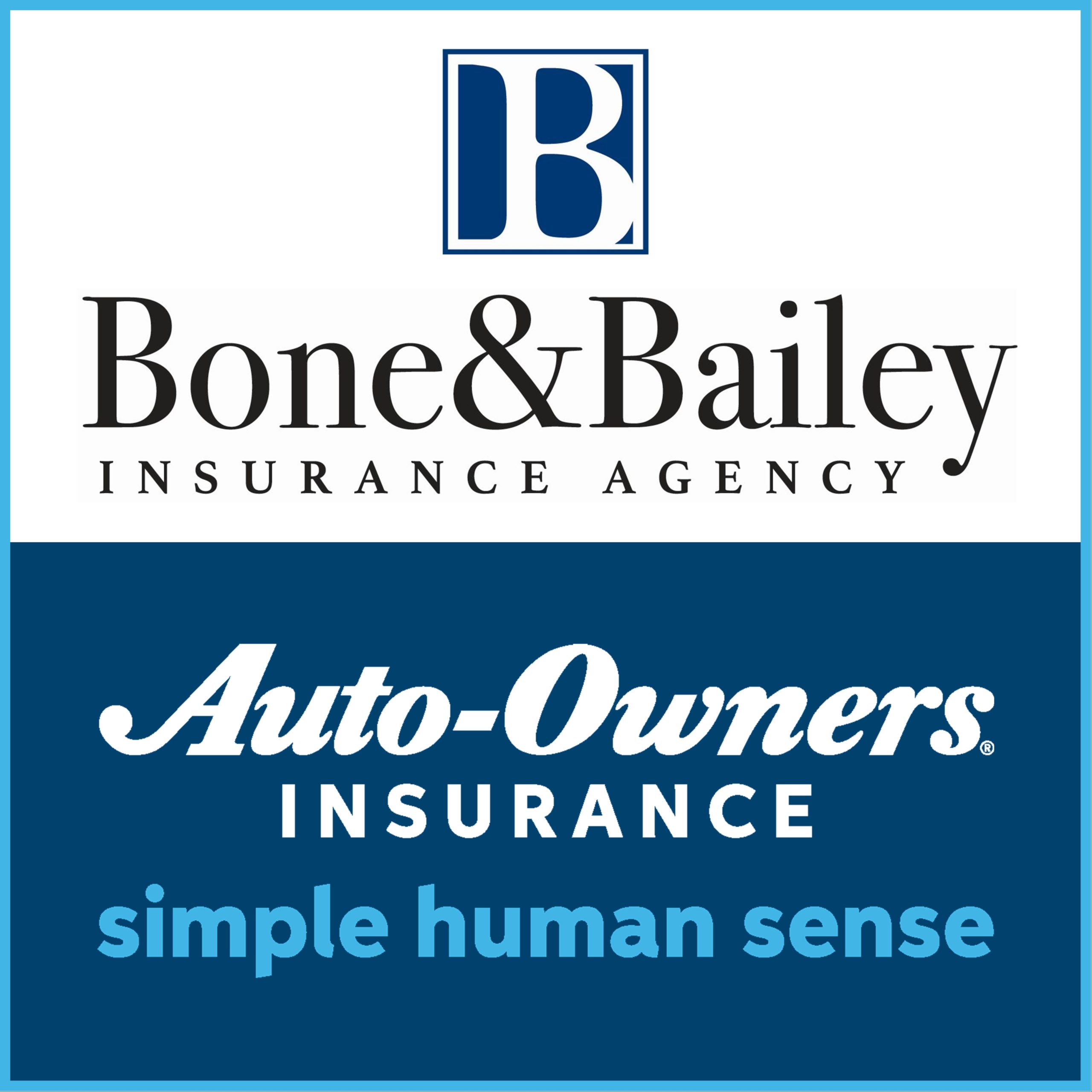 Bone&Bailey insurance agency logo with Auto-Owners Insurance